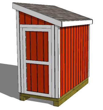 lean to tool shed plans
