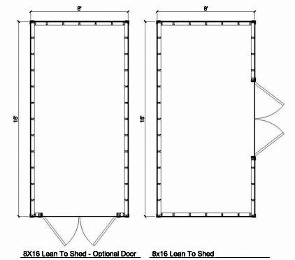 8x16 Backyard Shed - Parr Lumber