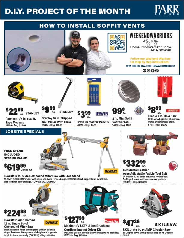 June 2021 Specials | Parr Lumber