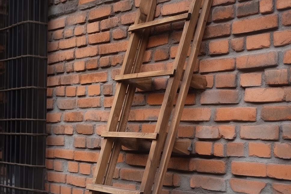 Decorative Leaning Ladder