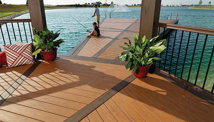 AZEK Decking XLM Harvest Bronze and Walnut Grove ~ Parr Lumber