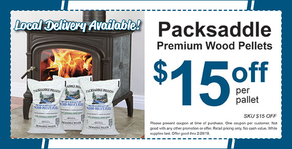 Packsaddle Wood Pellets, 40 lb